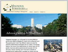 Tablet Screenshot of magnoliastrategiesllc.com